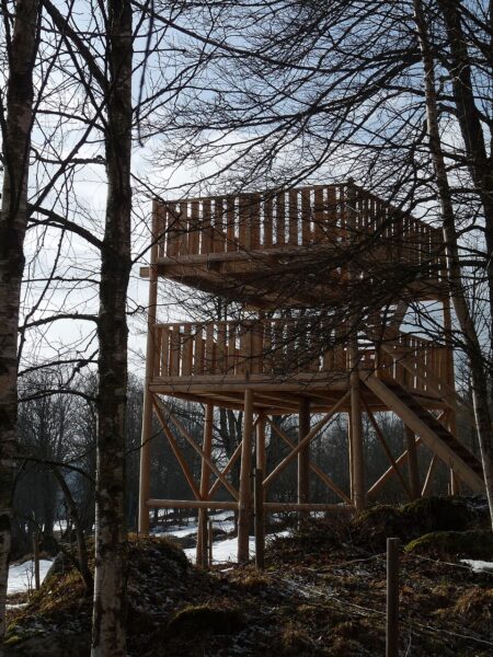 Kamenná Hlava. Vyhlídková věž.