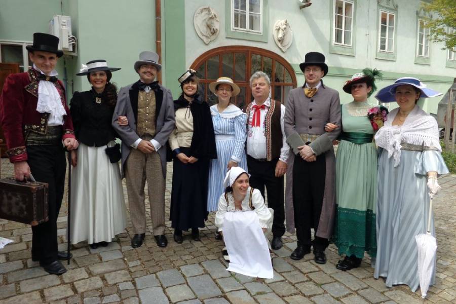 Program na dvoře Národního památkového ústavu U Ferusů. Zdroj: Národní památkový ústav