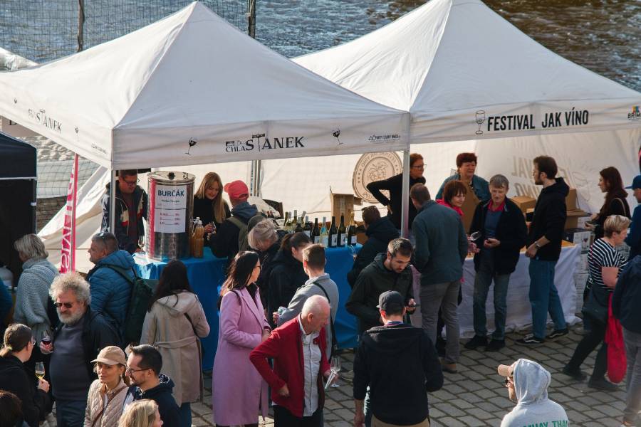 Vinobraní na Náplavce - Burčák FEST. Zdroj: Vinedom.com s.r.o.