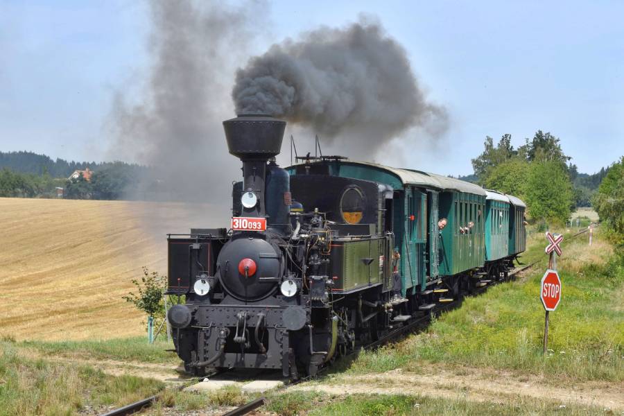 Tábor s párou. Zdroj: České dráhy