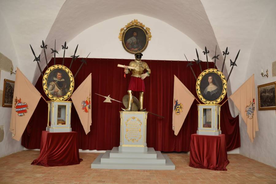 Interiéry Státního hradu Nové Hrady. Zdroj: Národní památkový ústav