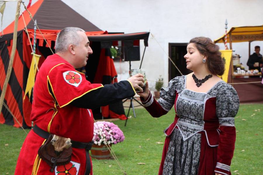 Podzimní slavnosti na hradě Nové Hrady. Foto: Daniela Řezáčová. Zdroj: Národní památkový ústav