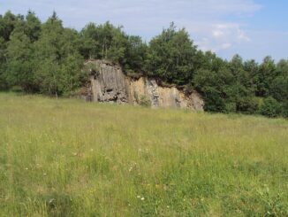 Bývalý lom Klučky.