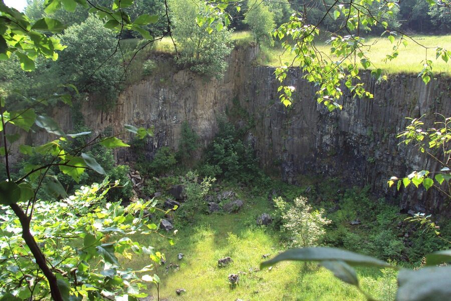 Bývalý lom Klučky.