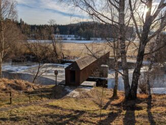 Krytý dřevěný most