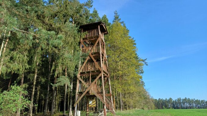 Rozhledna Radětice v Jihočeském kraji. Foto: Anna Petruželková