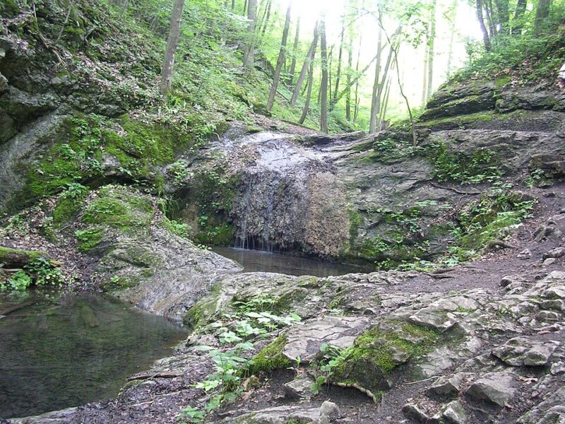 Bubovické vodopády. Zdroj: wikimedia commons/autor cs:ŠJů, licence CC BY-SA 3.0