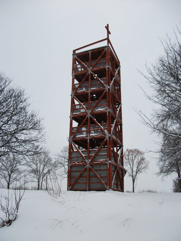 Rozhledna Šibeniční vrch u Horšovského Týna. Zdroj: <a href="https://www.rozhlednovymrajem.cz/">rozhlednovymrajem.cz</a>