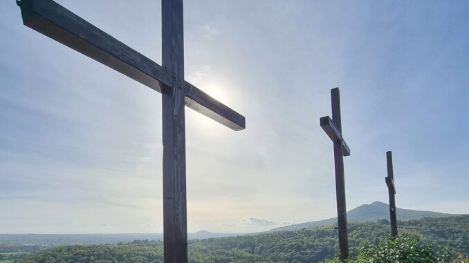 Vyhlídka Kalvárie, České středohoří. Foto: Eva Audiová 