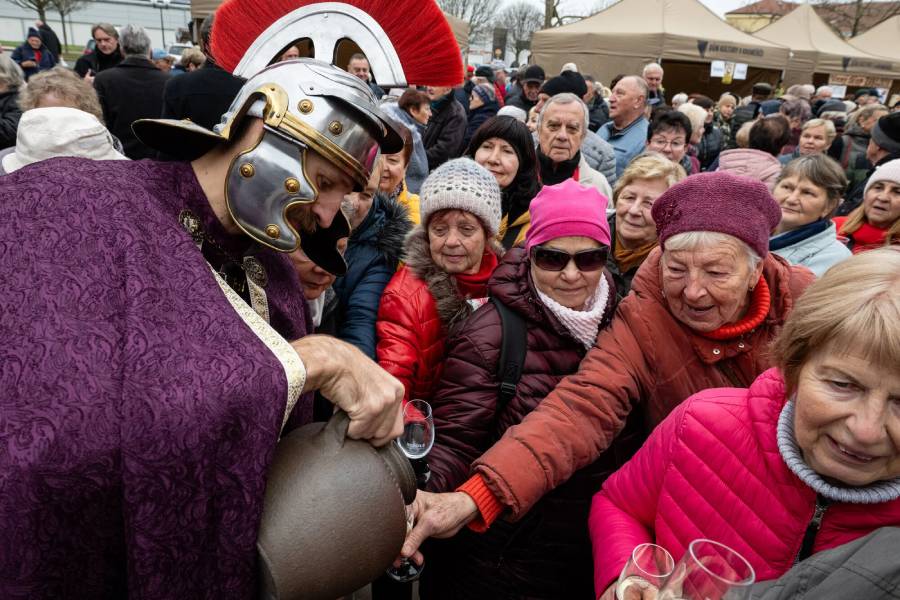 Svatomartinské hodování v Kroměříži. Zdroj: Šárka Kučerová, Město Kroměříž