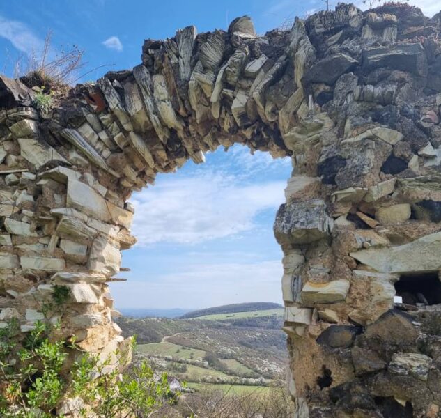 Vyhlídka z hradu Kamýk. Foto: Eva Audiová 