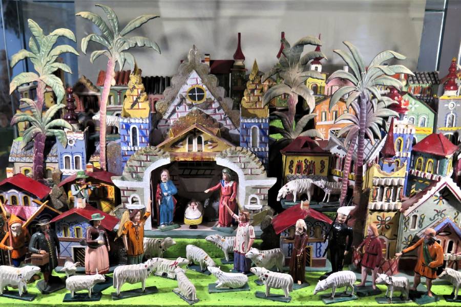 Výstava historických betlémů. Zdroj: Muzeum řemesel Letohrad