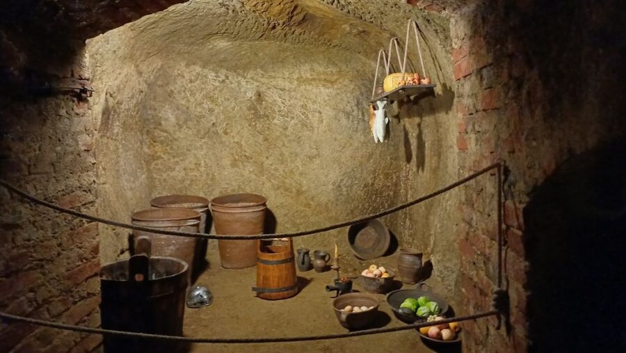 Chodby středověkého podzemí v Táboře. Foto: Anna Petruželková