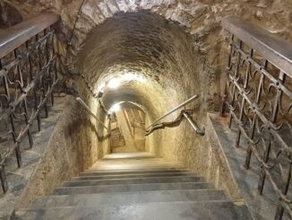 Chodby středověkého podzemí v Táboře. Foto: Anna Petruželková