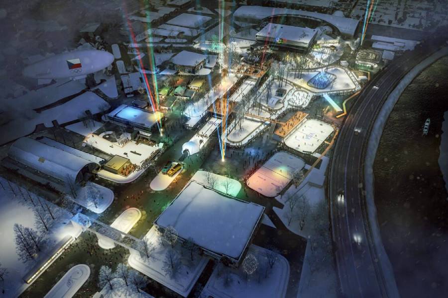 Olympijský areál v Českých Budějovicích. Zdroj: Český olympijský výbor