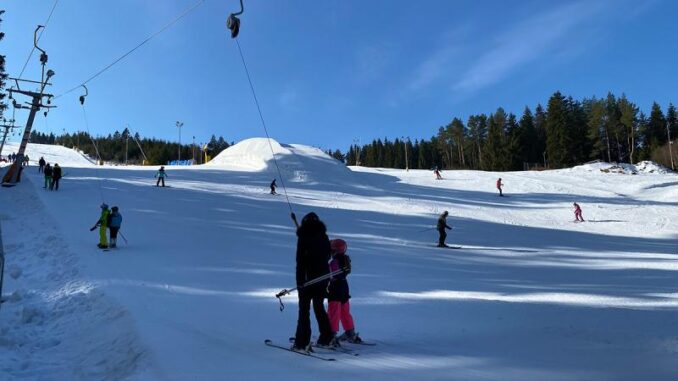 Ski areál Potůčky. Zdroj foto: Krušné hory - Krušnohorci