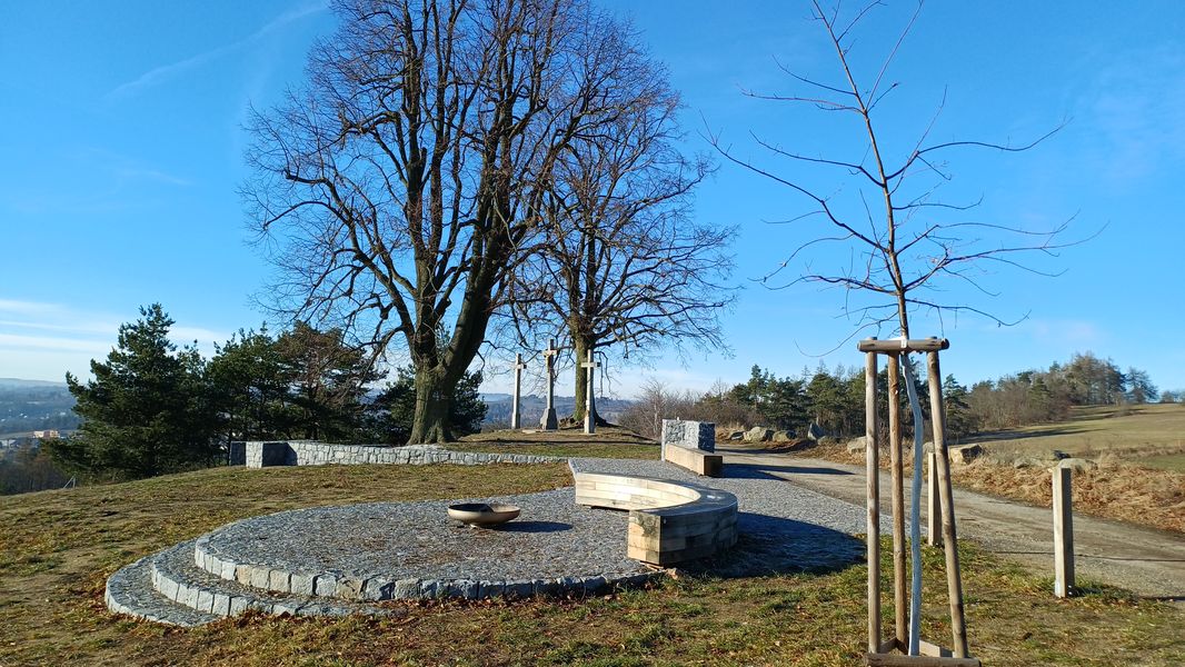 Tři kříže u Velkého Meziříčí. Foto: Anna Petruželková