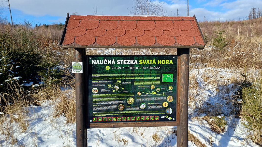 Naučná stezka Svatá hora v Křižanovské vrchovině. Foto: Anna Petruželková