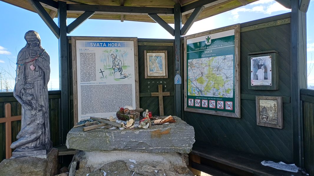 Svatá hora v Křižanovské vrchovině. Foto: Anna Petruželková