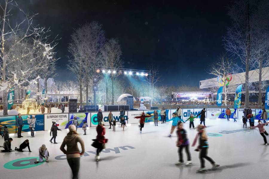 Olympijský festival v Českých Budějovicích, vizualizace. Zdroj: Český olympijský výbor