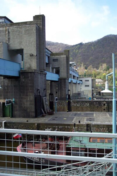 Masarykovo zdymadlo, bližší pohled.