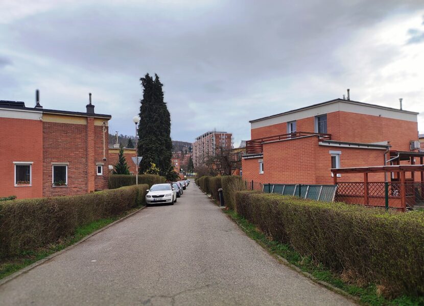 Zlínská čtvrť Podvesná.