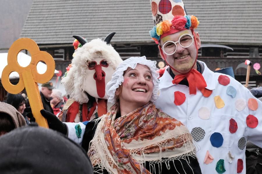 Masopust na Dlaskově statku. Zdroj: Muzeum Českého ráje v Turnově