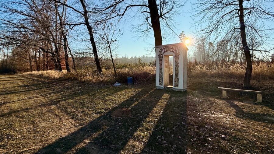 Stánina vyhlídka u Vanic. Foto: Jitka Klofandová, spolek „variace vm“