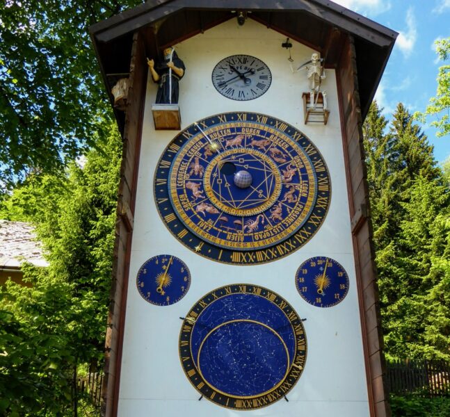 Šumavský orloj. Foto: Zdeňka Mrázová 