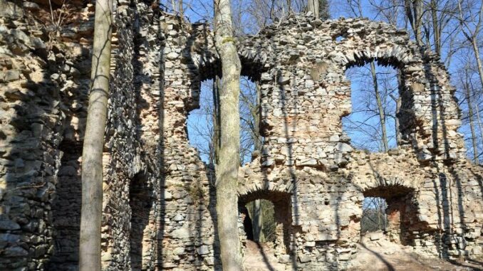 Zřícenina hradu Blansek v Moravském krasu. Foto: Petr Fabian. Zdroj: Hrady-zříceniny.cz