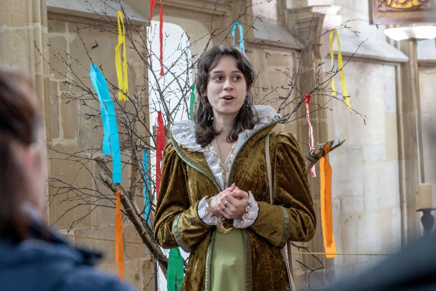 Masopustní prohlídky na hradě Šternberk. Zdroj: Národní památkový ústav