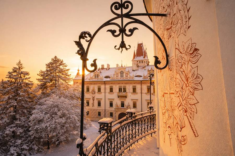 Valentýnské prohlídky zámku. Zdroj: Zámek Žinkovy, Lázně Poděbrady
